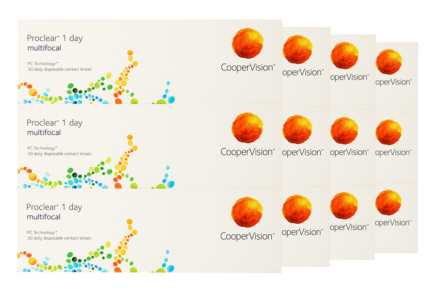 Proclear 1 day multifocal 4 x 90 Tageslinsen Sparpaket 6 Monate