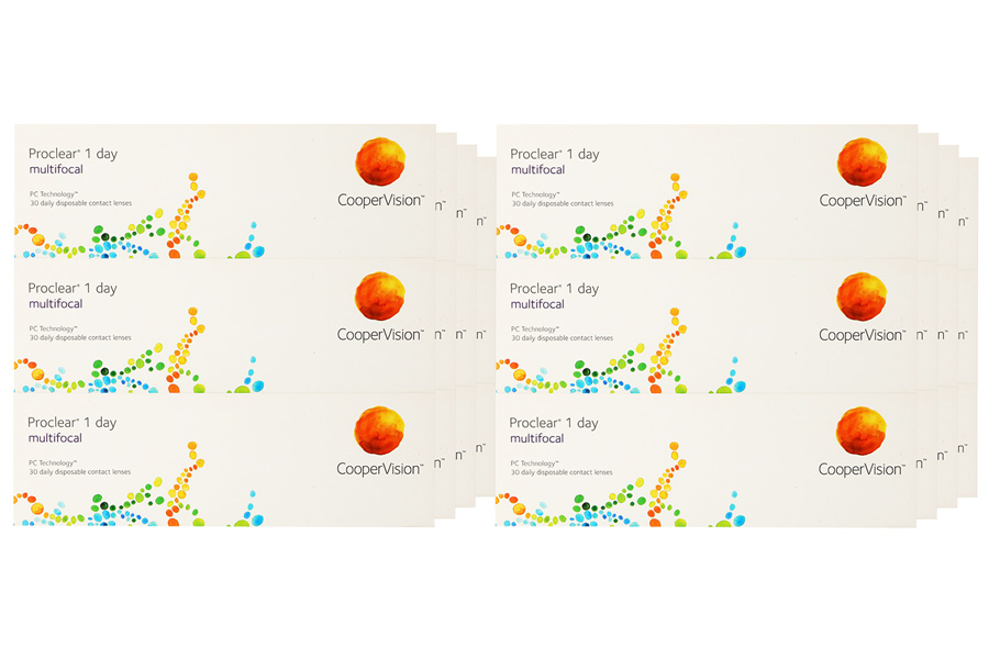 Proclear 1 day multifocal 8 x 90 Tageslinsen Sparpaket 12 Monate