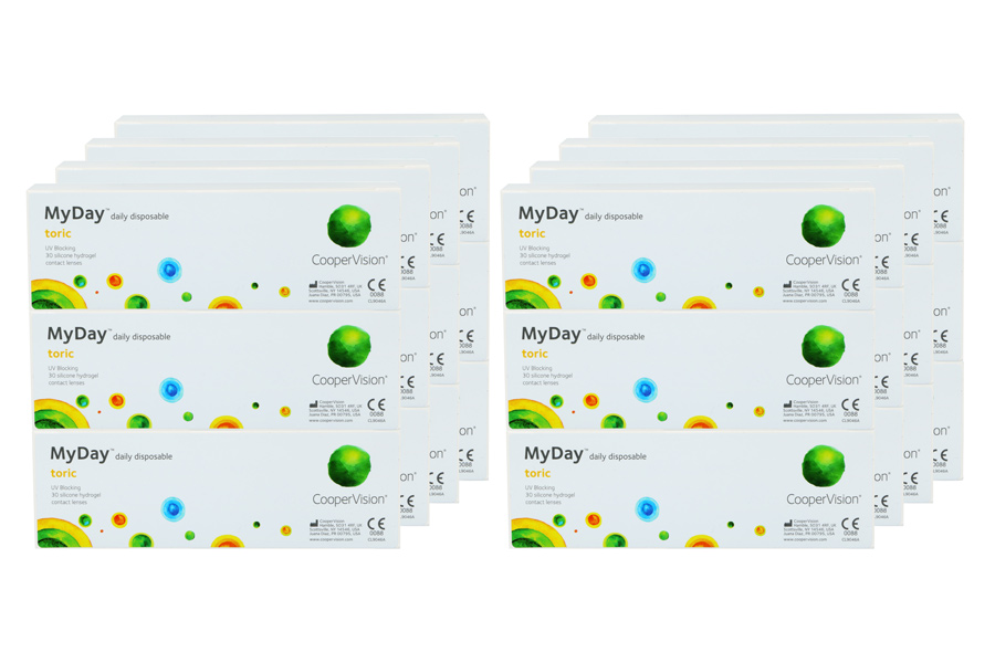 MyDay daily disposable toric 8 x 90 Tageslinsen Sparpaket 12 Monate