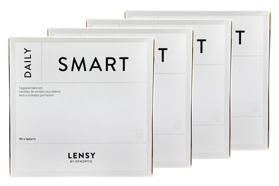 Lensy Daily Smart Spheric 4 x 90 Tageslinsen Sparpaket 6 Monate