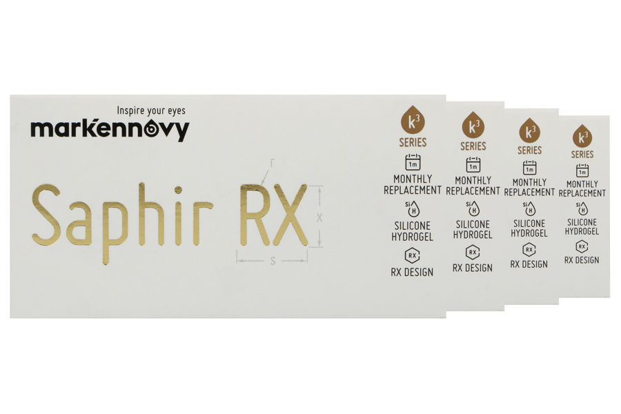 Saphir Rx Monthly Spheric 4 x 3 Monatslinsen