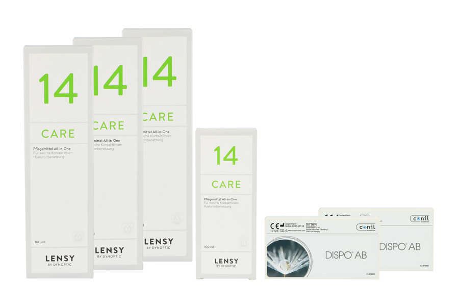 Dispo AB 2 x 6 Monatslinsen + Lensy Care 14 Halbjahres-Sparpaket