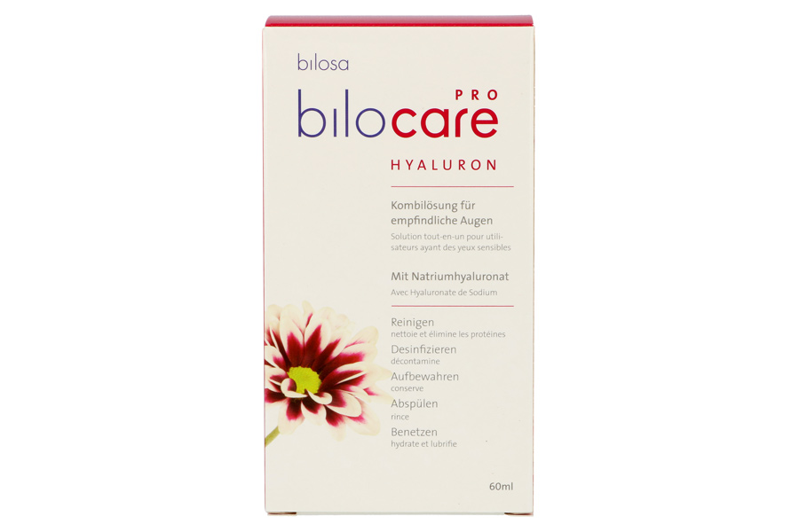 Bilocare Pro Hyaluron 60 ml All-in-One Lösung Travel-Pack