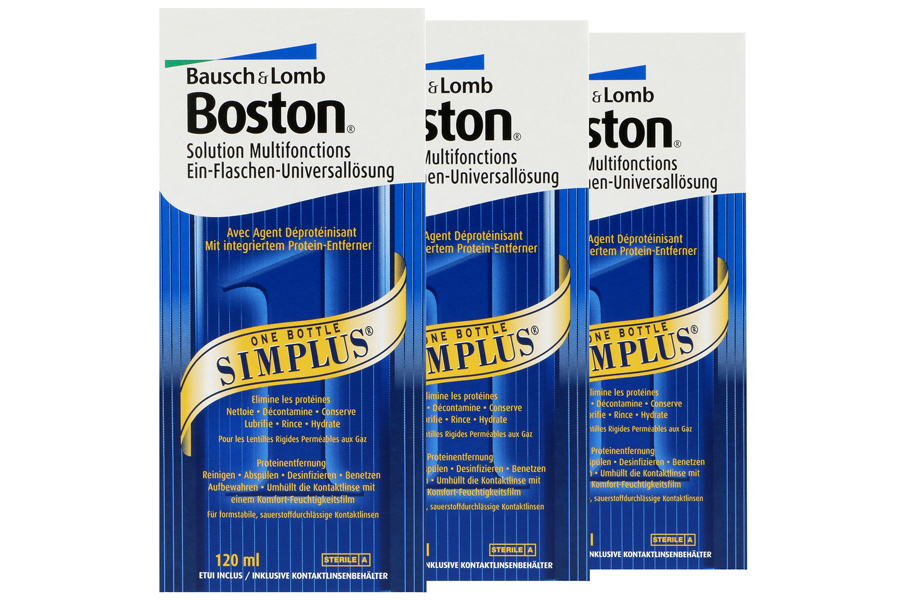 Boston Simplus 3 x 120 ml Kombilösung