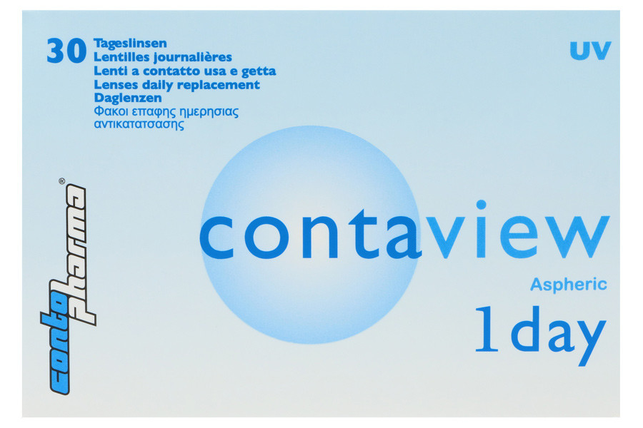 Contaview aspheric 1 day UV 30 Stück - Tageslinsen von Contopharma