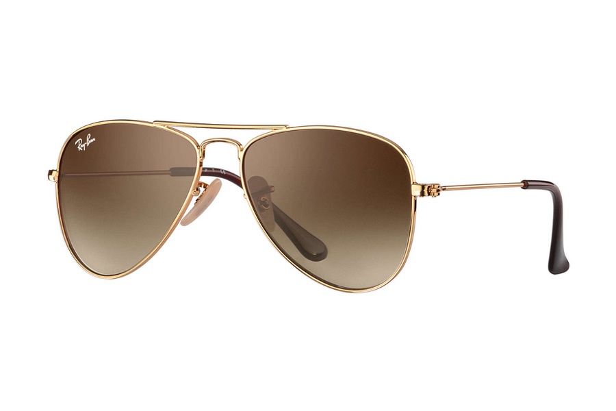 Ray-Ban 9506S Aviator Junior 223 / 13 Brown Gradient Sonnenbrille