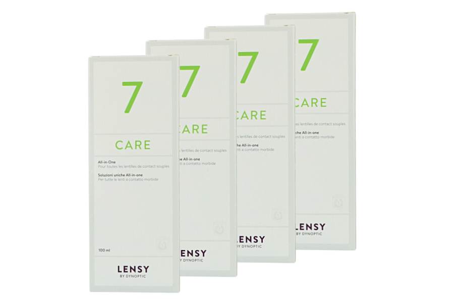 Lensy Care 7 4 x 100 ml All-in-One Lösung