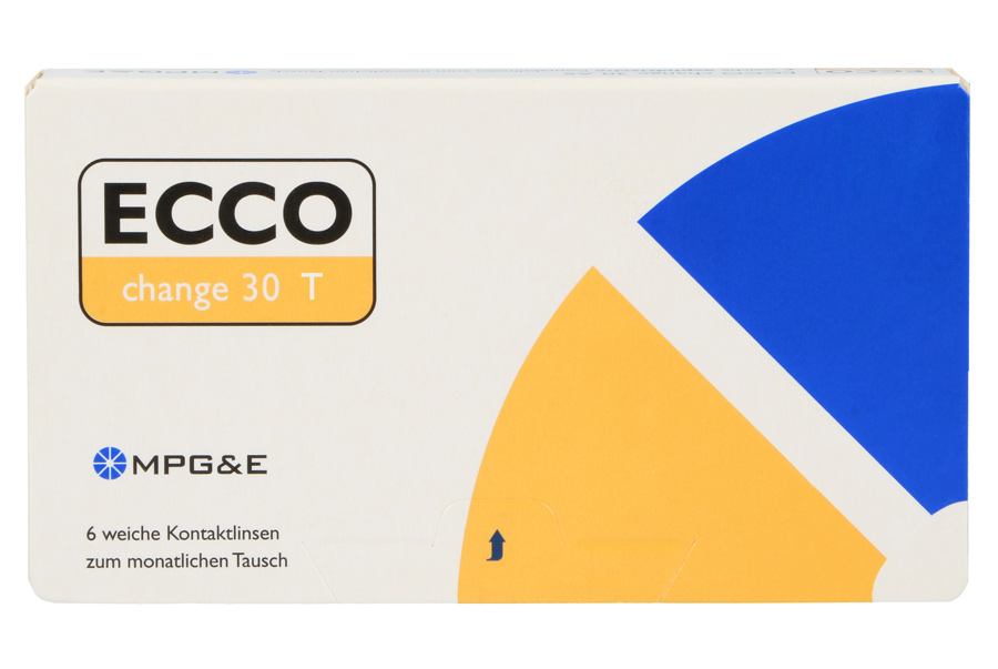 Sphärische Kontaktlinsen Ecco easy change 30 T 6 Monatslinsen
