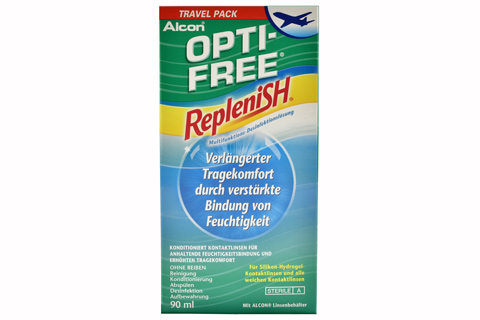 Pflegemittel Opti-Free Replenish 90 ml All-in-One Lösung Travel Pack
