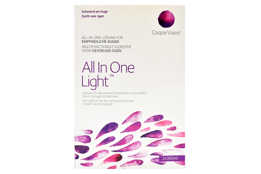 Sparpakete Linsenmittel All In One Light 2 x 360 ml All-in-One Lösung