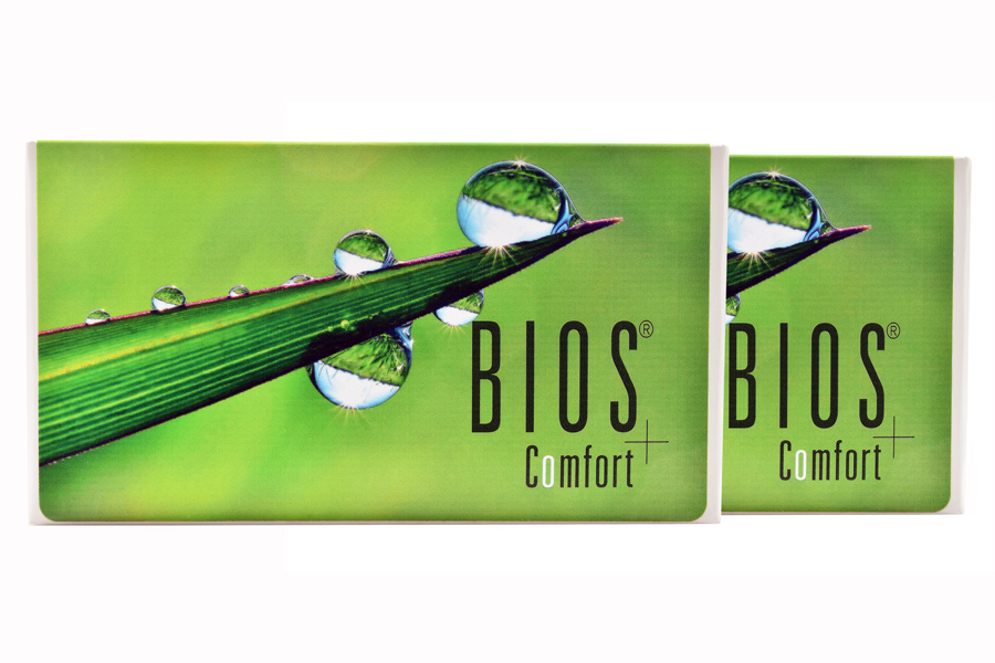 Sphärische Kontaktlinsen Bios Comfort 2 x 6 Monatslinsen