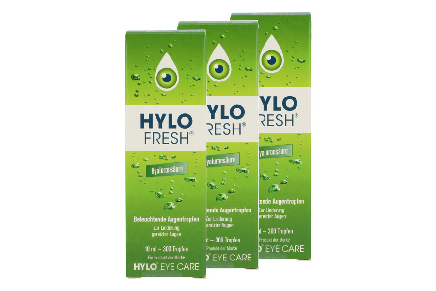 Augentropfen ohne Konservierungsmittel Hylo-Fresh 3 x 10 ml Augentropfen