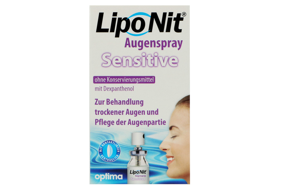 Augentropfen ohne Konservierungsmittel LipoNit Sensitive 10 ml Augenspray