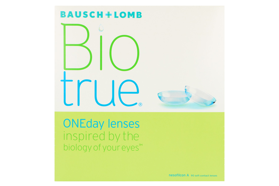 Sphärische Kontaktlinsen Biotrue One day 90 Stück - Tageslinsen von Bausch & Lomb