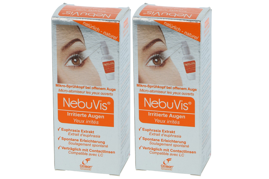 Pflegemittel NebuVis Irritierte Augen 2 x 10 ml Augenspray