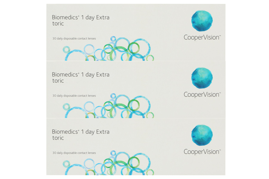 Tageslinsen Biomedics 1 day Extra toric 90 - Tageslinsen von Cooper Vision