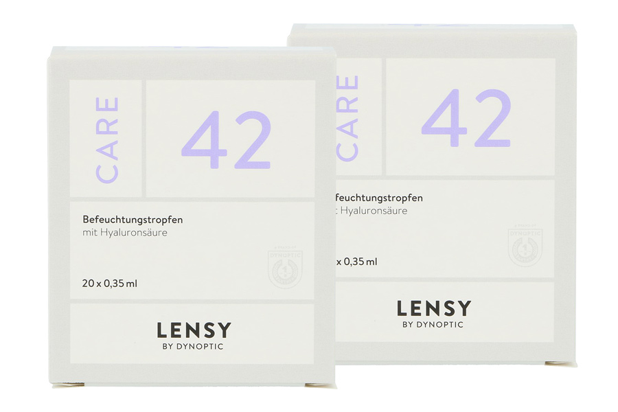 Pflegemittel Lensy Care 42 2 x 20 x 0.35 ml Augentropfen