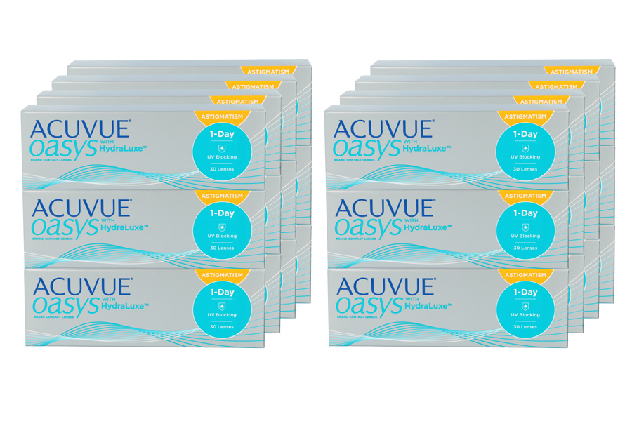 Tageslinsen Acuvue Oasys 1-Day for Astigmatism 8 x 90 Tageslinsen Sparpaket 12 Monate
