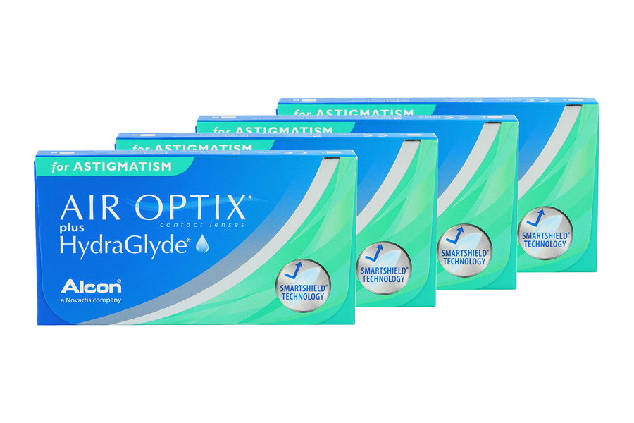 Monatslinsen Air Optix plus HydraGlyde for Astigmatism 4 x 6 Monatslinsen