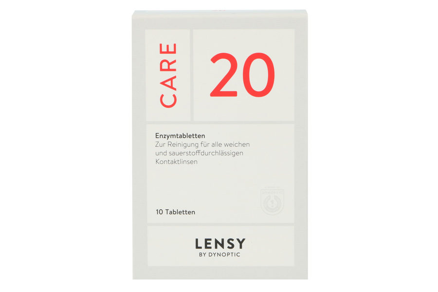 Pflegemittel Lensy Care 20 1 x 10 Enzymtabletten