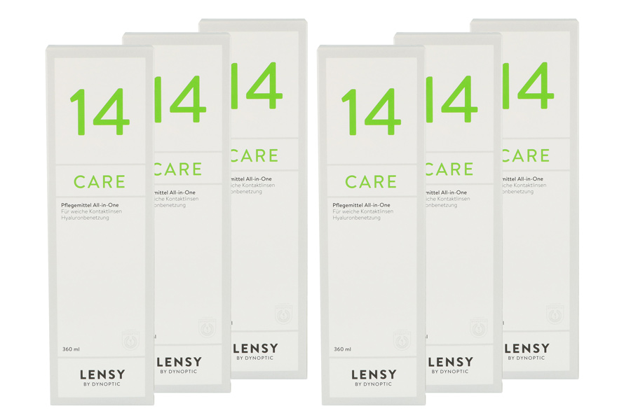 Sparpakete Linsenmittel Lensy Care 14 6 x 360 ml All-in-One Lösung