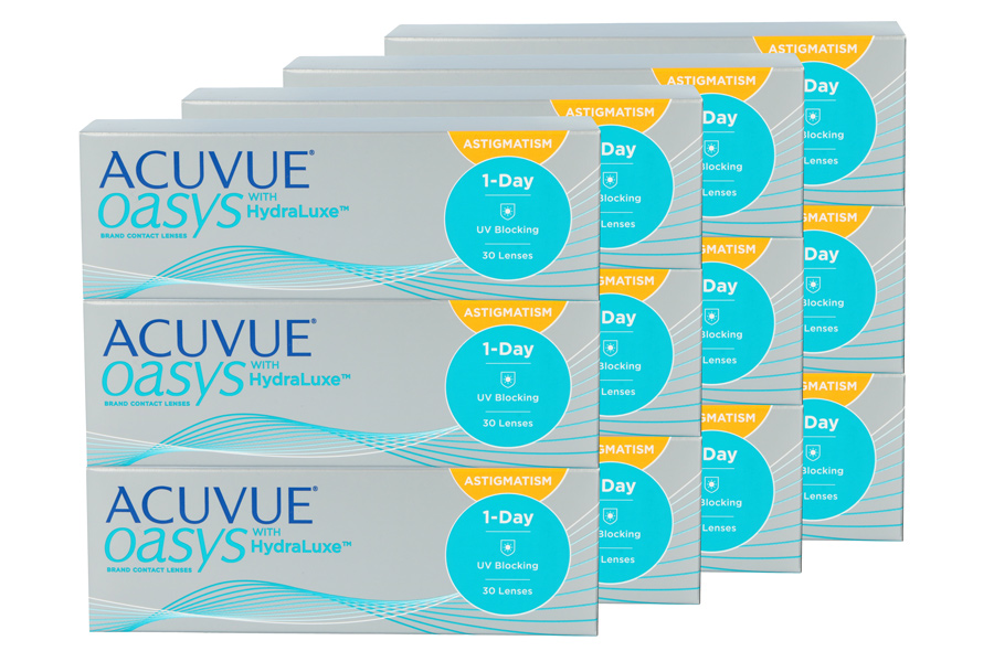 Tageslinsen Acuvue Oasys 1-Day for Astigmatism 4 x 90 Tageslinsen Sparpaket 6 Monate