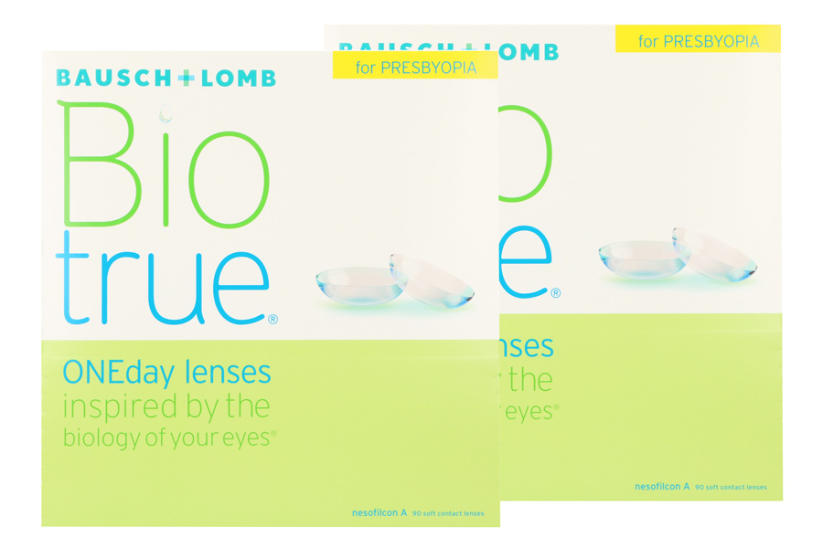 Multifokale Tageslinsen Biotrue One day for Presbyopia 2 x 90 Tageslinsen Sparpaket 3 Monate