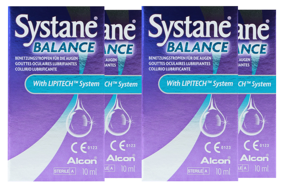 Pflegemittel Systane Balance 4 x 10 ml Augentropfen