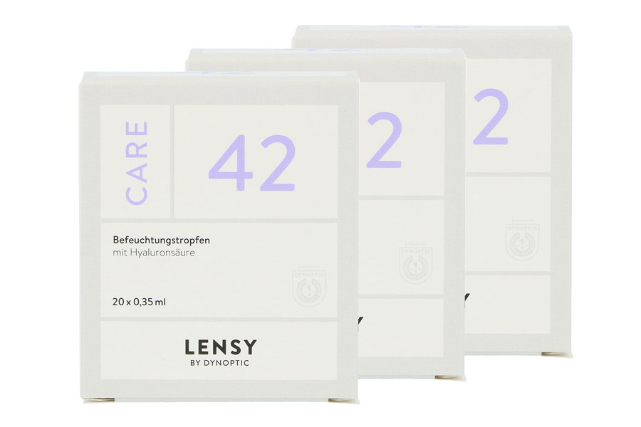 Pflegemittel Lensy Care 42 3 x 20 x 0.35 ml Augentropfen