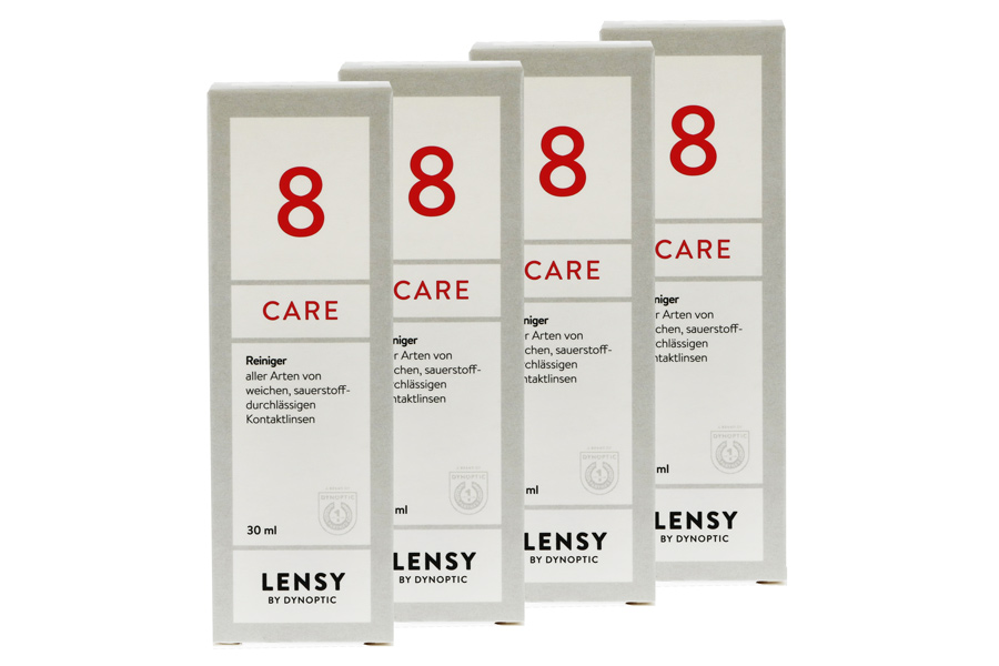 Sparpakete Linsenmittel Lensy Care 8 4 x 30 ml Kontaktlinsenreiniger