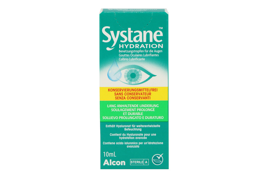 Augentropfen ohne Konservierungsmittel Systane Hydration 10 ml Augentropfen ohne Konservierungsstoffe von Alcon