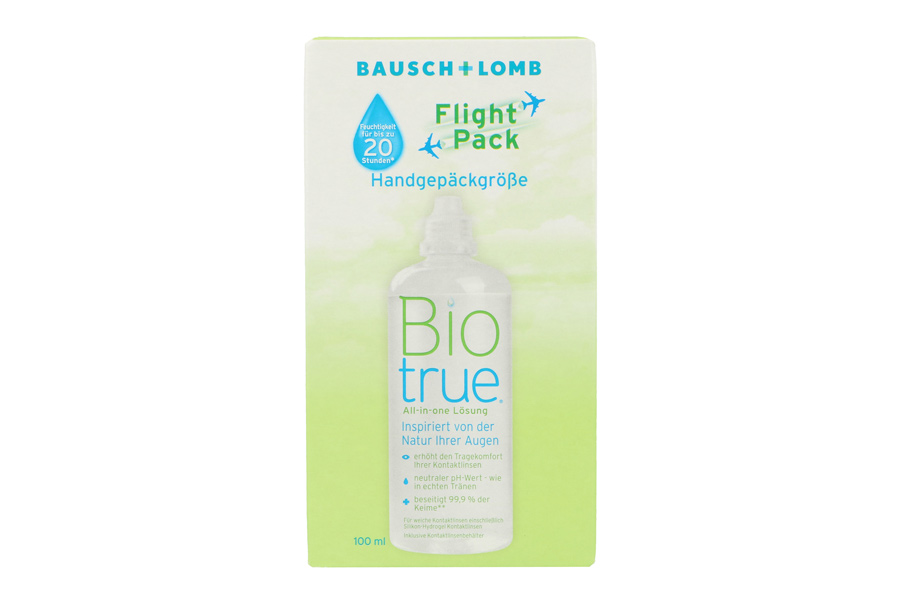 Pflegemittel Biotrue Flight Pack 100ml All-in One Lösung