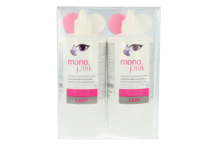 Sparpakete Linsenmittel Pink Lady Mono Pink 2x360ml All-in-One Lösung