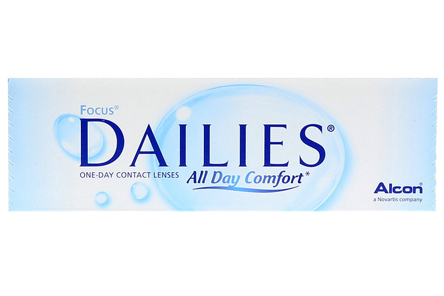 Sphärische Kontaktlinsen Dailies All Day Comfort 30 Stück - Tageslinsen von Alcon / Ciba Vision