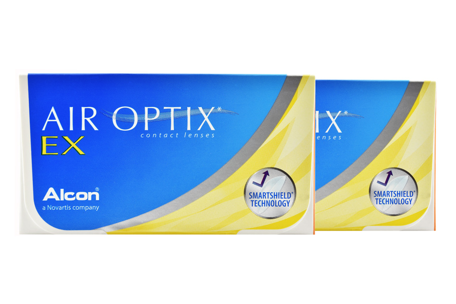 Sphärische Kontaktlinsen Air Optix EX 2 x 3 Monatslinsen