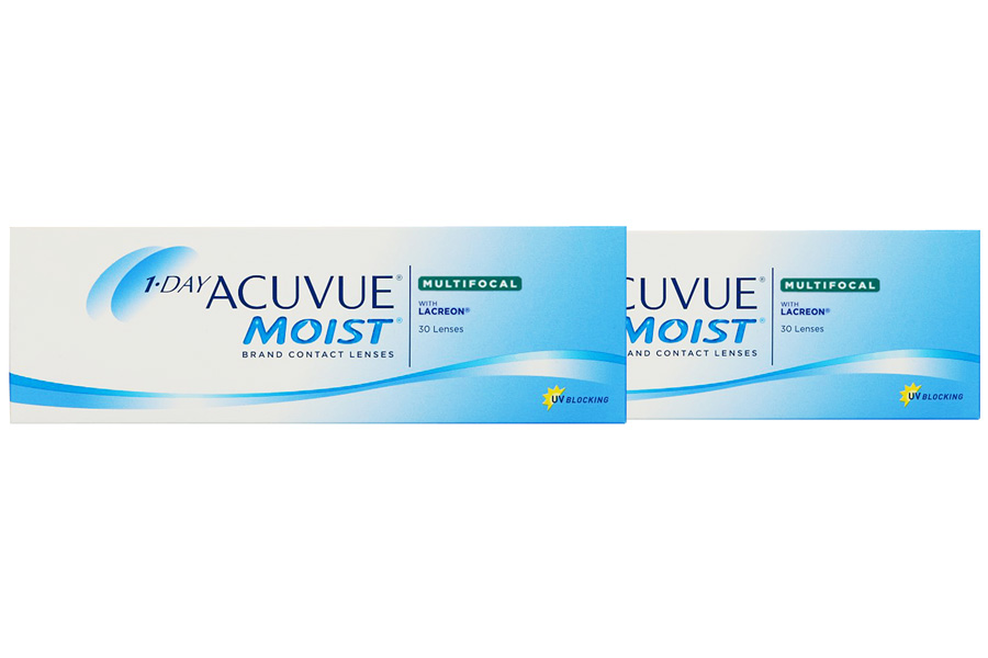 Multifokale Tageslinsen 1-Day Acuvue Moist Multifocal 2 x 30 Tageslinsen von Johnson & Johnson