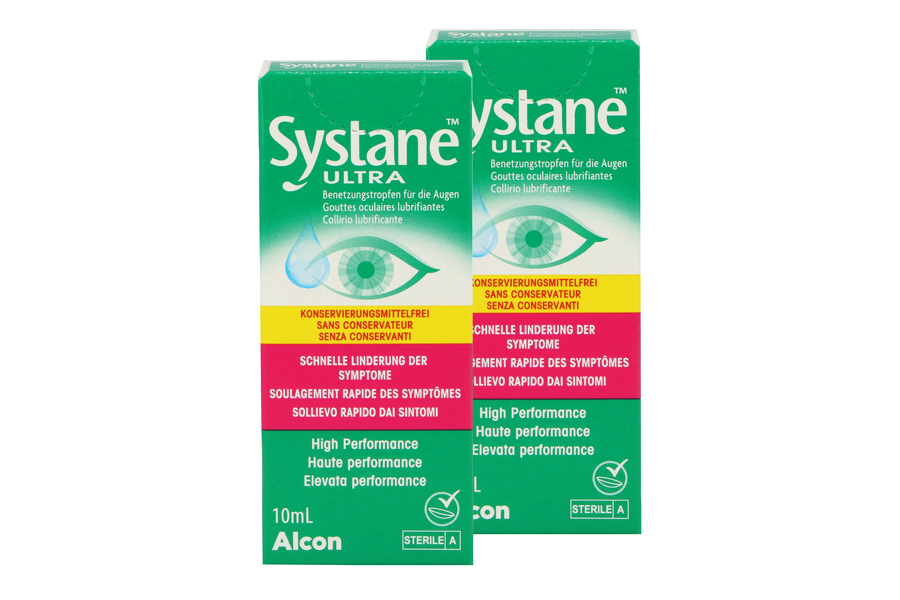 Pflegemittel Systane Ultra 2 x 10 ml Augentropfen ohne Konservierungsstoffe von Alcon