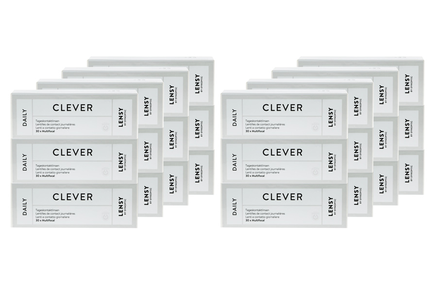 Multifokale Tageslinsen Lensy Daily Clever Multifocal 8 x 90 Tageslinsen Sparpaket 12 Monate