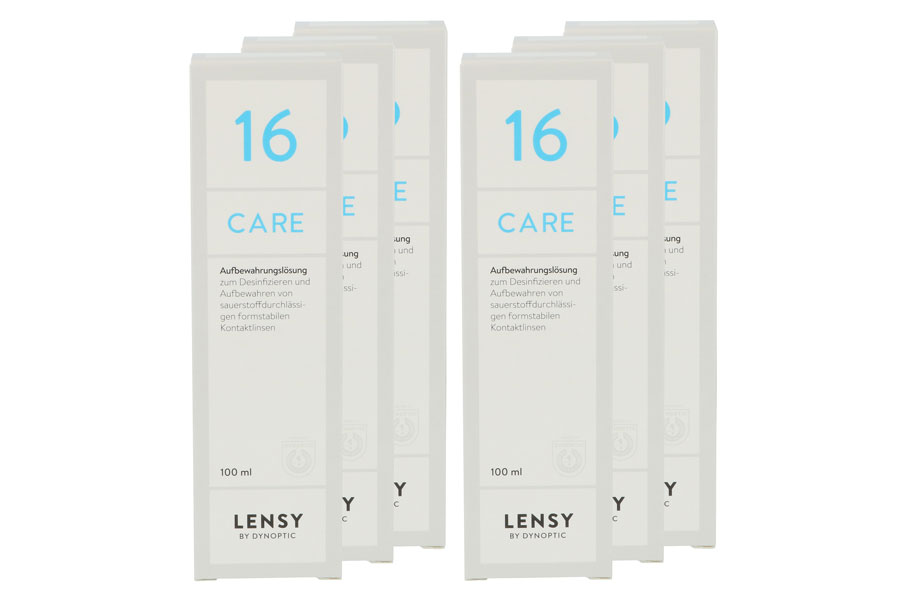 Sparpakete Linsenmittel Lensy Care 16 6 x 100 ml Aufbewahrungslösung