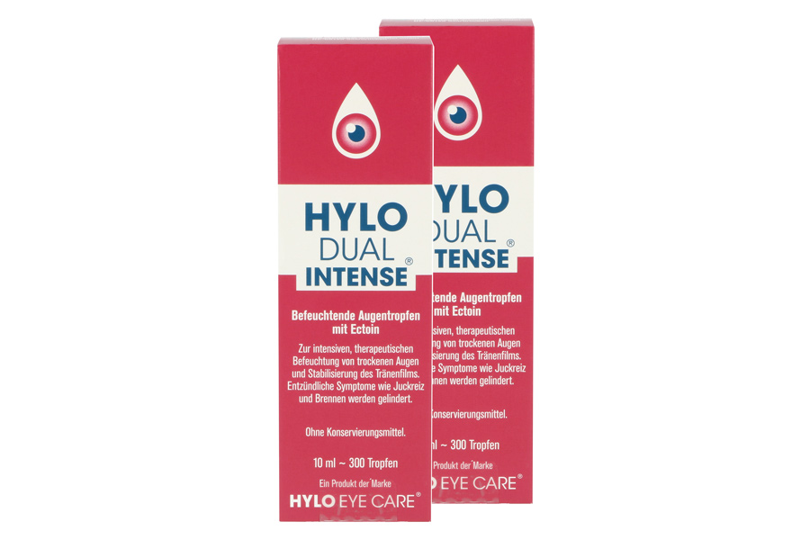 Augentropfen ohne Konservierungsmittel Hylo-Dual Intense 2 x 10 ml Augentropfen