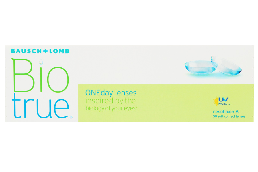 Sphärische Kontaktlinsen Biotrue One day 30 Stück - Tageslinsen von Bausch & Lomb