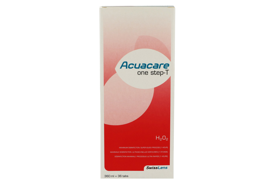Sparpakete Linsenmittel Acuacare One Step-T 360 ml Peroxid-Lösung