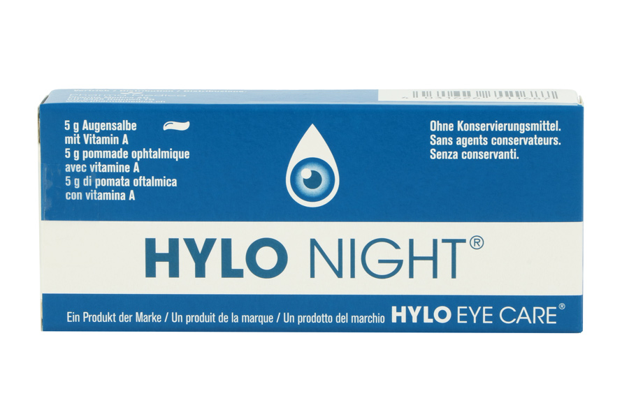 Augentropfen ohne Konservierungsmittel Hylo Night 5 g Augensalbe