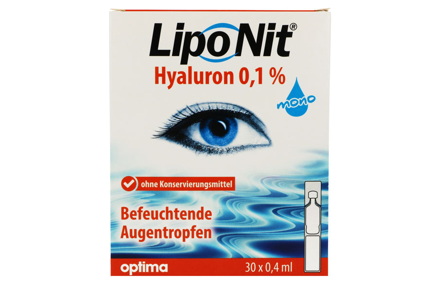 Augentropfen ohne Konservierungsmittel LipoNit Hyaluron 30 x 0.4 ml Augentropfen
