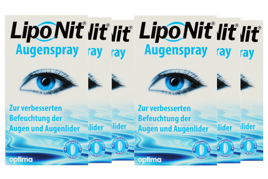 Pflegemittel LipoNit 6 x 10 ml Augenspray