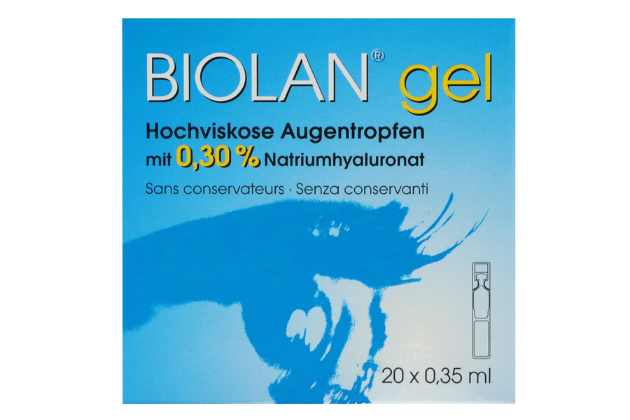 Augentropfen ohne Konservierungsmittel Biolan gel 20 x 0.35 ml Augentropfen