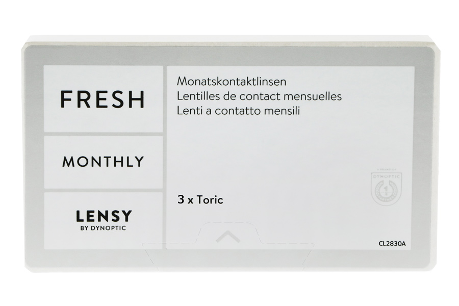 Monatslinsen Lensy Monthly Fresh Toric 3 Monatslinsen