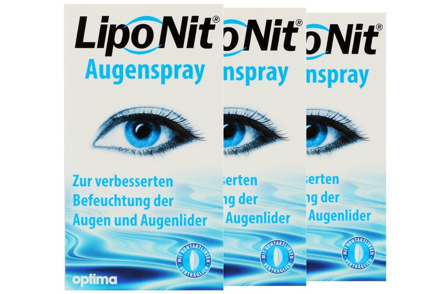 Pflegemittel LipoNit 3 x 10 ml Augenspray