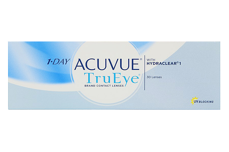 Sphärische Kontaktlinsen 1-Day Acuvue TruEye with Hydraclear 30 Tageslinsen von Johnson & Johnson