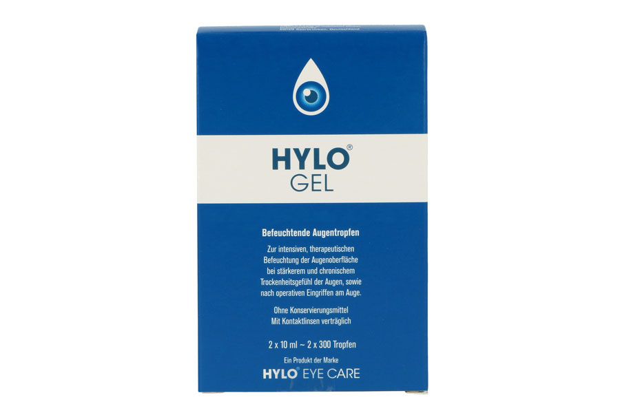 Augentropfen ohne Konservierungsmittel Hylo-Gel Augentropfen 2 x 10 ml